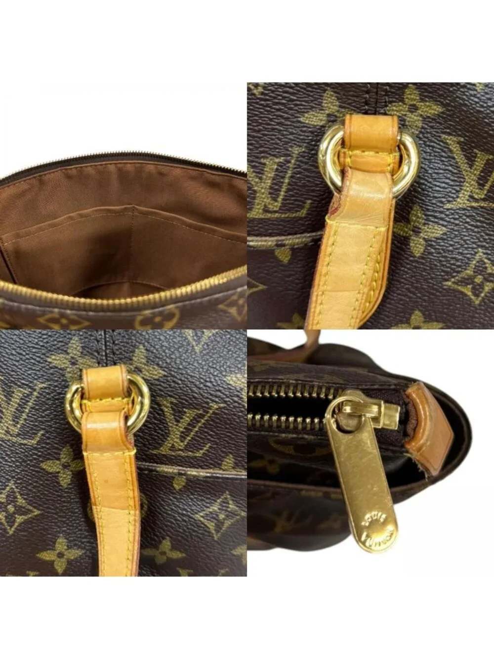 Louis Vuitton Totally PM Monogram Tote Canvas Brown